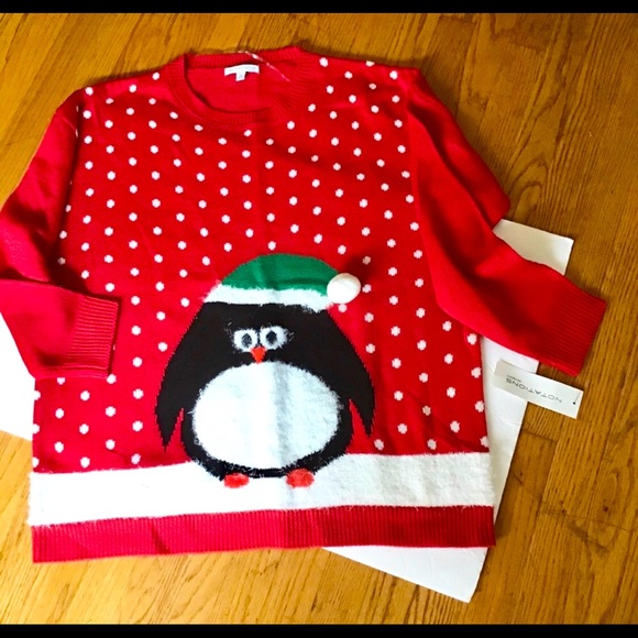 NEW Notations Holiday Ugly Christmas Sweater NEW! Size 2X - Picture 2 of 9